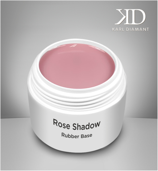 Karl Diamond Rubber Base Gel "Rose Shadow" 15 ml